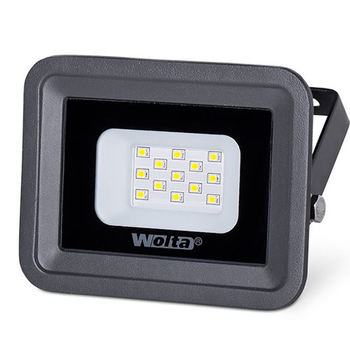 Светодиодный прожектор WOLTA WFL-10W/06W серый 5500K 10Вт SMD IP65 850Лм - Светильники - Прожекторы - Магазин стабилизаторов напряжения Ток-Про
