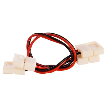 Комплект коннекторов Apeyron Electrics 09-10 (2 клипсы с проводами) для одноцветной светодиодной.ленты 12В 8 мм - Светильники - Cветодиодные ленты - Магазин стабилизаторов напряжения Ток-Про