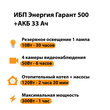 ИБП для котла Энергия Гарант 500 + Аккумулятор 33 Ач 12 В (300Вт - 60мин) - ИБП и АКБ - ИБП для котлов - Магазин стабилизаторов напряжения Ток-Про